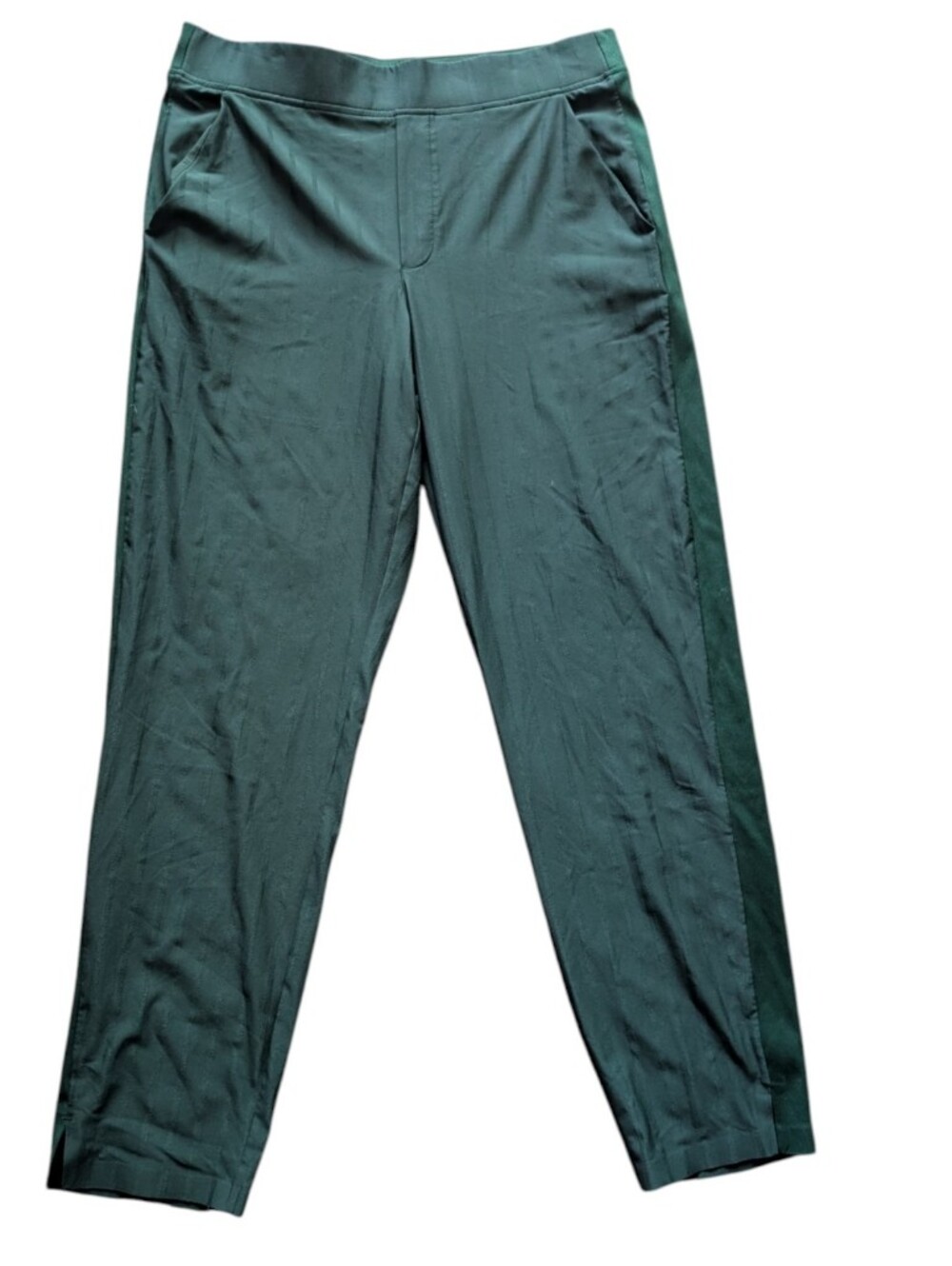 Athleta Forest Green Skinny Jogger w/ Subtle Stripe Detail Sz.12 Tall